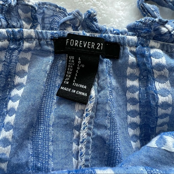 Blue crop top - Picture 3 of 3